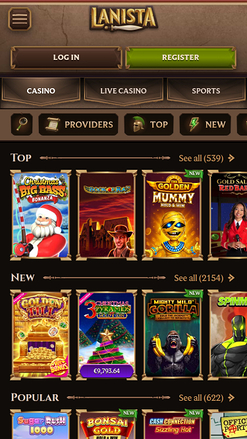 Jeux de casino Lanista