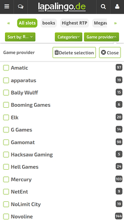 Développeurs de jeux mobiles de casino Lapalingo