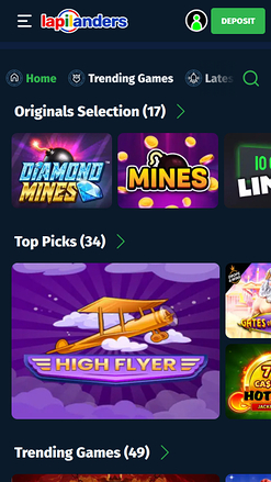 Jeux mobiles de casino Lapilanders