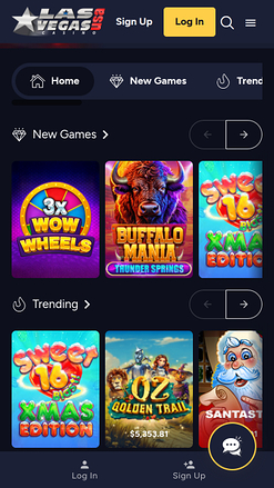 Jeux mobiles de Las Vegas USA