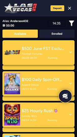 Las Vegas USA Mobile Tournaments