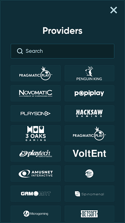 Desarrolladores de juegos móviles de Legend Play Casino