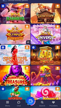 Jeux mobiles de casino Legzo