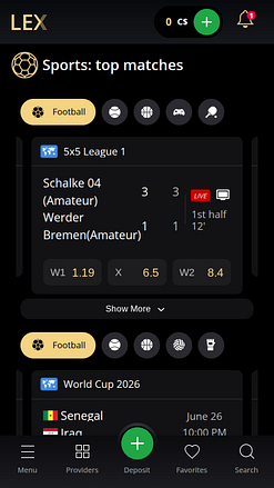 Lex Casino Mobile Sports