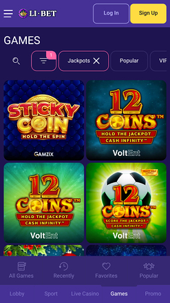 Li Bet Casino Mobile Jackpot