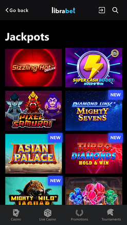 Librabet Casino Mobile Jackpot