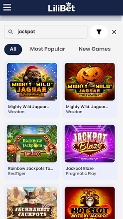 Lilibet Casino Mobile Jackpot