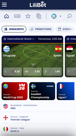 Lilibet Casino Sports Mobiles