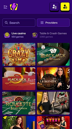 LiveWinz Casino Mobile Live Dealer