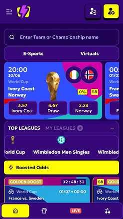LiveWinz Casino Mobile Sports