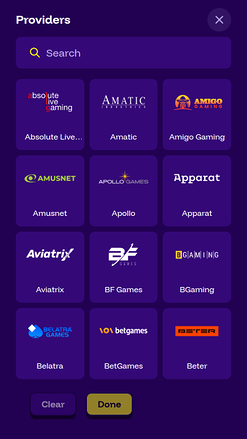 Développeurs de jeux de casino LiveWinz