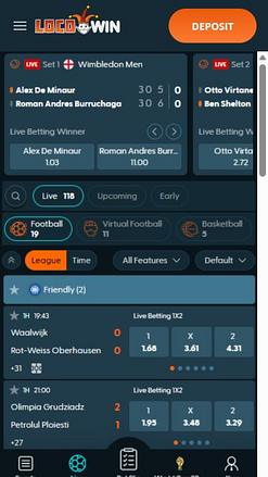 Casino mobile de Locowin Sports