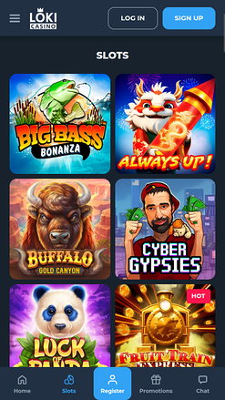 Мобильные игры казино Loki