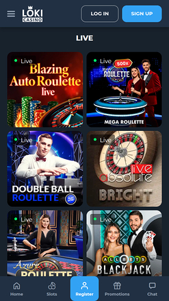 Loki Казино Мобильный Живой Дилер