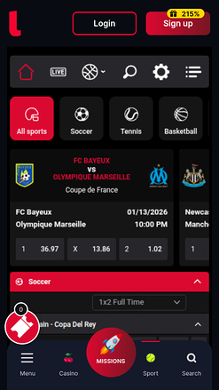 Lollybet Casino Mobile Sports