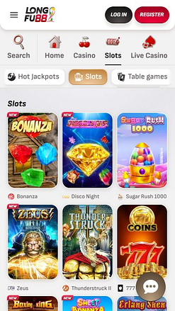 Jeux mobiles de casino LongFu88