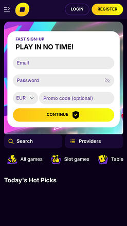 Homepage di Casino Loots