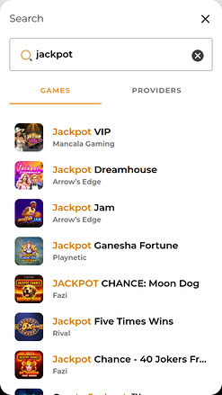 Jackpot mobile du casino Lord Of The Spins