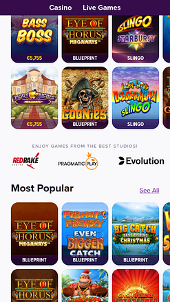 Desarrolladores de juegos móviles de LottoGo Casino