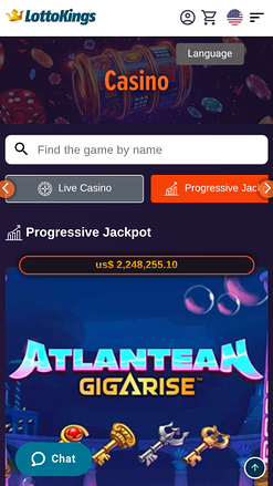 Lottokings Casino Mobile Jackpot