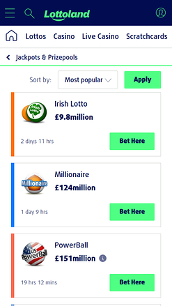 Lottoland Casino Mobile Loto