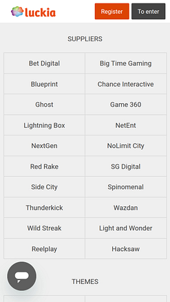 Luckia Casino Mobile Game Developers
