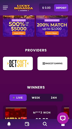 Разработчики мобильных игр для казино Lucky Bonanza