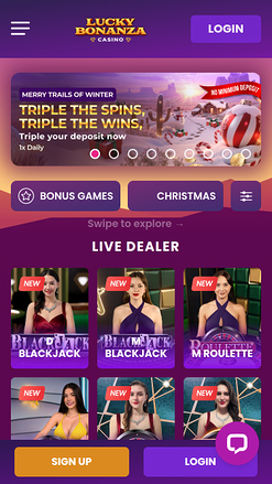 Croupier en direct mobile de Buffalo Casino