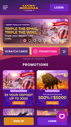 Promotions mobiles de Buffalo Casino