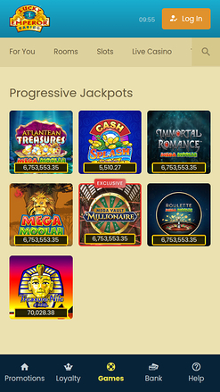 Jackpot mobile du casino Lucky Emperor