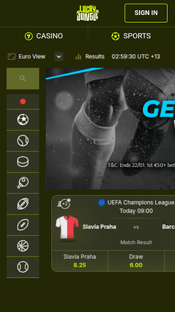 Lucky Jungle Mobile Sports