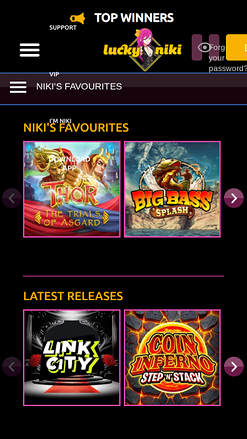 Jeux mobiles de casino Lucky Niki