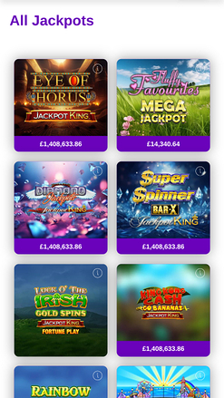 Jackpot mobile de Lucky Pants Bingo