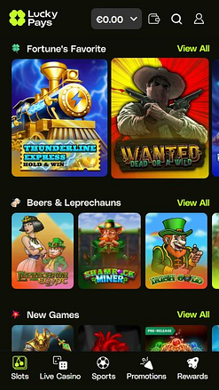 Giochi per cellulari Lucky Pays Casino