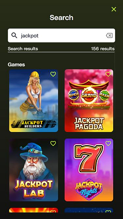 Jackpot mobile del casinò Lucky Pays
