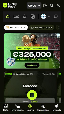 Casinò Lucky Pays Mobile Sports