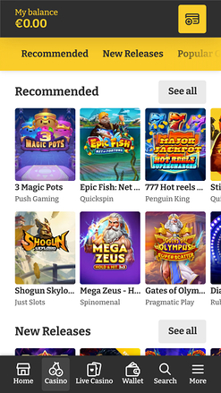 Jeux mobiles Lucky Spins