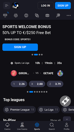 Lucky Vibe Casino Mobile Sports