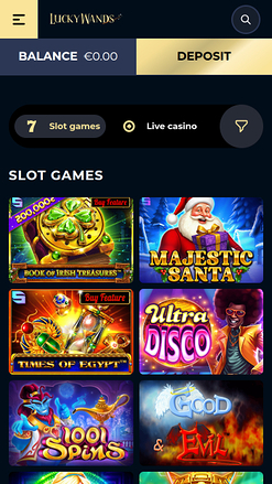 Lucky Wands Casino Mobile Games