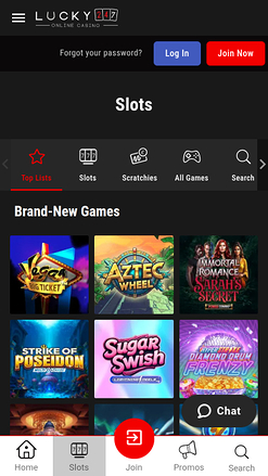 Giochi per dispositivi mobili del casinò Lucky247