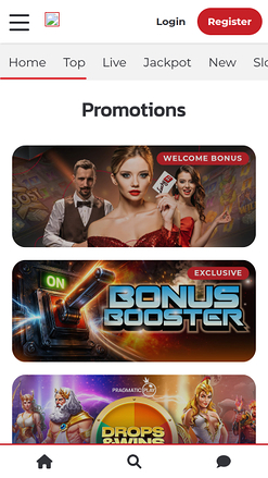 Promociones móviles del casino Lucky31