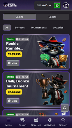 Lucky Capone Casino Mobile-Aktionen