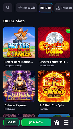 Jeux mobiles de casino Luckyelf