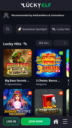 Luckyelf Casino Mobile Games