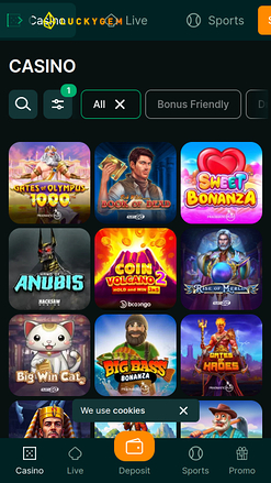 Luckygem Casino Mobile Games