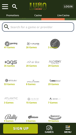 Lumo Casino Game Developers