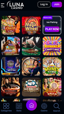Luna Casino Mobile Live Dealer