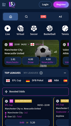 LunarSpins Casino Mobile Sports