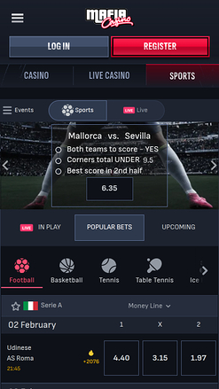 Casino Mafia Mobile Sports