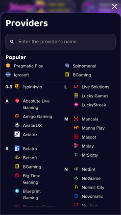 Desarrolladores de juegos móviles de Magico Casino